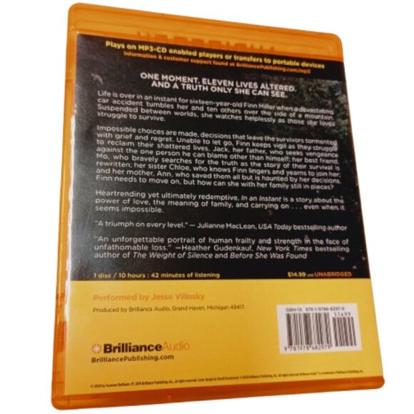 In An Instant Audiobook MP3 Audio Suzanne Redfearn Tested - Picture 2 of 5